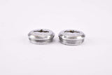 Forged Super Duralumin (Aero) silver chromed plastic crank dust cap