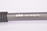 NOS SKS AirAlpin dark grey frame bike pump with universal rubber mount in 400mm