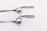 Very rare, very early Shimano #H710 / #H810 quick release set, front and rear Skewer for 100 / 124 mm from the 1960s - 1970s