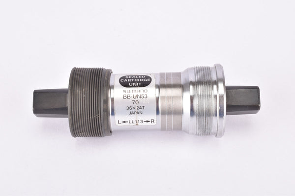 NOS/NIB Shimano Deore LX #BB-UN53 sealed cartridge Bottom Bracket in 113 mm with italian thread from the 1990s - 2000s