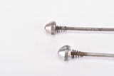 Very rare, very early Shimano #H710 / #H810 quick release set, front and rear Skewer for 100 / 124 mm from the 1960s - 1970s