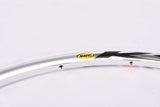 NOS Silver Mavic Ksyrium SSC SL single tubular ISM front rim in 28"/622mm with 18 holes from the mid 2000s