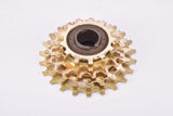NOS Shimano first generation Dura-Ace #FA-100 5-speed golden Freewheel with 13-23 teeth and english/italian thread from the early  1970s