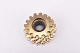 NOS "Roue-Libre Super" Maillard 700 Compact Or Crono golden 7-speed Freewheel with 13-19 (13-21) teeth and english thread (BSA) from 1987