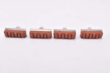 NOS Weinmann red 6-dot replacement brake pad set (4 pcs)