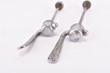 Very rare, very early Shimano #H710 / #H810 quick release set, front and rear Skewer for 100 / 124 mm from the 1960s - 1970s