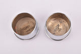 NOS Silver Chrom REG Italy Metal handlebar Barend end Plugs from the 1950s