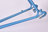 Blue (amour blauw) Gazelle Champion Mondial A-Frame frame set in 56 cm (c-t) / 54.5 cm (c-c) with Reynolds 531 tubing and Campagnolo drop outs from 1978