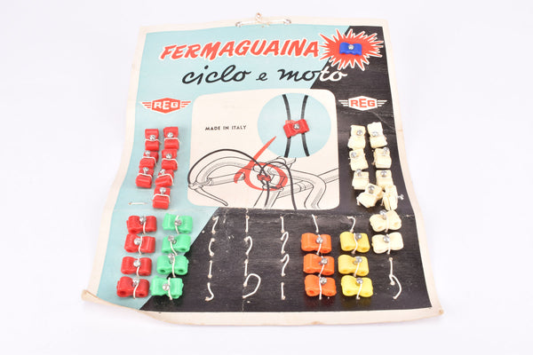 NOS REG #749 cable tidy (connects brake cable sleeves) in Blue, Red, Yellow, Green, Orange or White