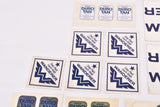 NOS Bunch of Wanderer Werke Chemnitz Rahmen und Gabel Aufkleber Steel frame and Fork Decals (28 pcs)