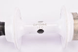 NOS Gipiemme Crono Sprint White Laser Hub Set with 36 holes and ISO thread from the 1980-90s