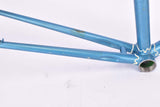Blue Springfield Kamp van Nederlands vintage steel road bike frame set set in 61 cm (c-t) / 59.5 cm (c-c) with Reynolds 531 tubing and Campagnolo dropouts from the 1960s ~ 1970s