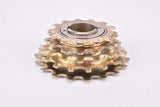 NOS Shimano Dura-Ace #MF-7150 5-speed golden Freewheel with 13-19 teeth and english/italian thread from 1980