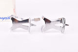 NOS/NIB Campagnolo Record (C-Record) Fermapiedi Multisize adjustable Toe Clips #0F20-A in size large with insert guides, from the 1980s