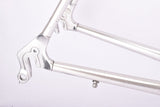 Silver anodized Vitus 979 Duralinox vintage aluminum frame set in 57.4 cm (c-t) 56 cm (c-c) with Vitus 979 Dural All Aluminium tubing from 1985