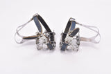 Sheffield Sprint Pedals with Alfredo Binda Straps from the 1940s - 1950s - Bianchi Legnano etc.