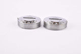 Miche Silver chromed plastic crank Dust Cap