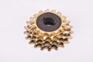 NOS Suntour Pro Compe #PC-5000 golden 5-speed Freewheel with 14-22 teeth and english thread from 1979
