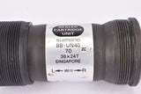 NOS Shimano Sora #BB-UN40 sealed cartridge Bottom Bracket in 110.5 mm with italian thread from 2001