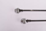Shimano 600 #6100 / 600 EX Arabesque #6200 quick release set, front and rear Skewer for 100 / 126 mm from the 1970s - 1980s