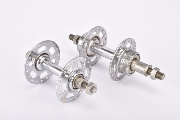 NOS Wagner High Flange Hub Set with 36 holes and Solide Axle, english threat from the 1950s - 70s