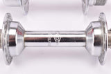 NOS Weco Nabe Chrome plated steel Hub set with english thread (BSA) solid axle and 36 holes from the 1950s - 1970s