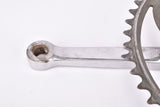Smutny ?! 2-arm fluted cottered chromed steel crank set with 49 teeth in 170 mm from the 1930s - 1940s (Zweiarm Kurbel)