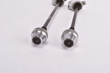 Shimano 600 #6100 / 600 EX Arabesque #6200 quick release set, front and rear Skewer for 100 / 126 mm from the 1970s - 1980s