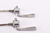 Shimano 600 #6100 / 600 EX Arabesque #6200 quick release set, front and rear Skewer for 100 / 126 mm from the 1970s - 1980s
