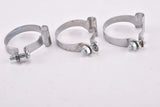 REG #751/28 clamp on top tube cable side guide clip set 1950s - 1960s