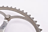 Smutny ?! 2-arm fluted cottered chromed steel crank set with 49 teeth in 170 mm from the 1930s - 1940s (Zweiarm Kurbel)
