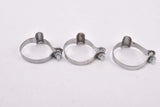 REG #751/28 clamp on top tube cable side guide clip set 1950s - 1960s