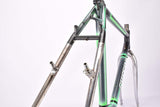 Black and neon green full pantographed Chesini Capriolo Special MTB Hardtail frame set in 49.0 cm (c-t) / 47.5 cm (c-c) with Columbus Cromor OR tubing from the late 1980s