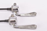 Shimano 600 #6100 / 600 EX Arabesque #6200 quick release set, front and rear Skewer for 100 / 126 mm from the 1970s - 1980s