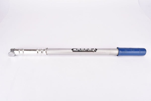 Select (Gartner) labled silver/blue Silca Impero bike frame pump in 490-450mm from the 1970s - 1980s