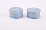 NOS lightblue 3ttt Marchio Depositato handlebar end plugs