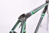 Black and neon green full pantographed Chesini Capriolo Special MTB Hardtail frame set in 49.0 cm (c-t) / 47.5 cm (c-c) with Columbus Cromor OR tubing from the late 1980s