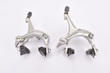 Mint Shimano 105 SC Brake Set caliper #BR-1055 and aero brake lever #BL-1055 with white hoods from the 1990s