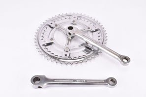 Nervar fluted 3-Arm Cottered chromed steel Crankset with 52/42 Teeth and 170 mm length from the 1970s - 1980s
