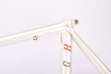 Oyster / Pearl White Raleigh Record Ace Moderne limited edition vintage steel road bike frame set in 59.5 cm (c-t) 58 cm (c-c) with Reynolds 653 tubing and Campagnolo dropouts from 1988