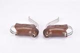 Weinmann AG 144 non-aero Brake Lever Set with brown Hoods from the 1980s