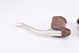 Weinmann AG 144 non-aero Brake Lever Set with brown Hoods from the 1980s