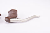 Weinmann AG 144 non-aero Brake Lever Set with brown Hoods from the 1980s