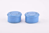 NOS blue 3ttt Marchio Depositato handlebar end plugs