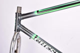 Black and neon green full pantographed Chesini Capriolo Special MTB Hardtail frame set in 49.0 cm (c-t) / 47.5 cm (c-c) with Columbus Cromor OR tubing from the late 1980s