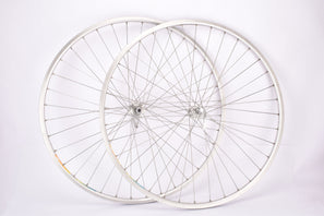 28" (622x13 / 700C) Wheelset with Rigida Chrina Ultimate Power Clincher Rims and Sachs Diabolo V8/T3 8-speed Hubs from 1992 - new bike take off