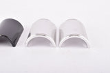 VeloOrange Alloy Handlebar Shims for 31.8 to 26.0mm (Two Piece), silver and black