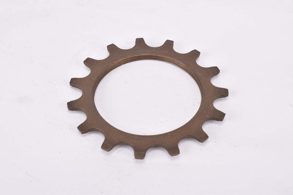 NOS Suntour Perfect #2 5-speed Cog, Freewheel Sprocket #15001501 threaded on the inside with 15 teeth from the 1970s - 1980s