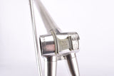 Silver anodized Vitus 979 Duralinox vintage aluminum frame set in 57.4 cm (c-t) 56 cm (c-c) with Vitus 979 Dural All Aluminium tubing from 1985