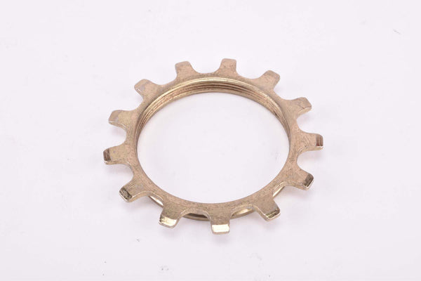 NOS Shimano Dura-Ace #MF-7150 / #MF-7160 (#FA-100 / #FA-110) golden Cog threaded on inside (#BC40), 5-speed and 6-speed Freewheel Sprocket with 13 teeth #1241311 from the 1970s - 1980s